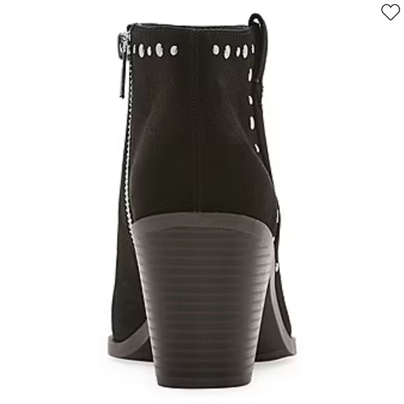 a.n.a Womens Darlin Stacked Heel Booties - Picture 7 of 9